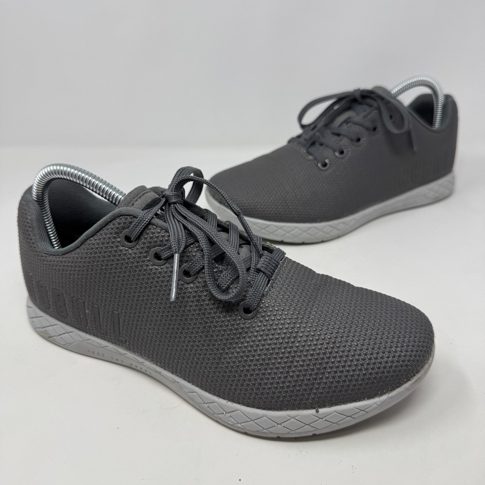 NOBULL Grey SuperFabric Trainer Low Top Cross Training Shoes Women's 8.5 Men's 7